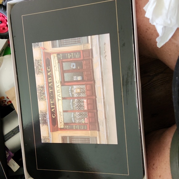 Vintage Les Bistros Cork Back Place Mats Set of 6 - Picture 6 of 8